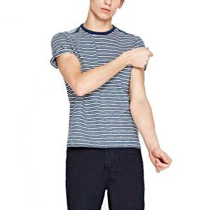 Pepe Jeans pánské modro-proužkované tričko Melike - XL (561)